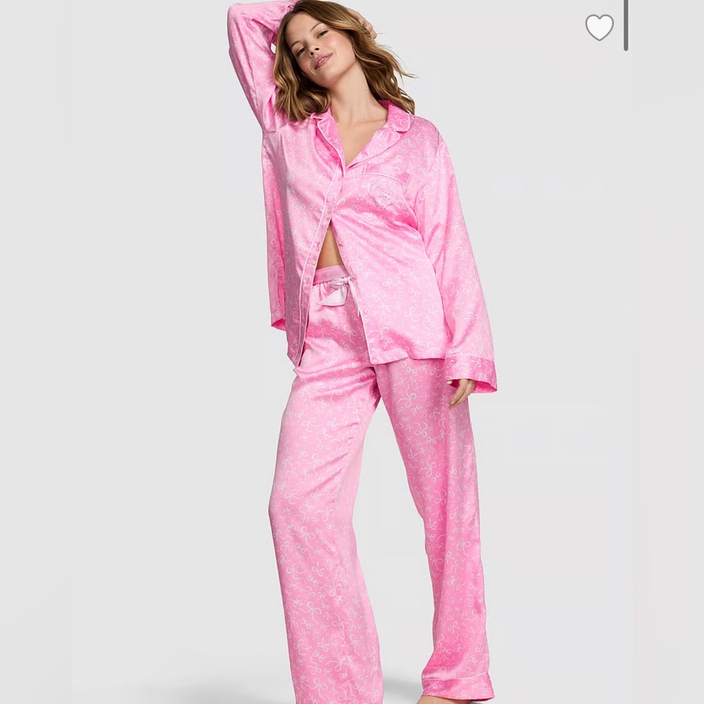 LoveShackFancy/Victoria Secret Pink Floral Pajama Set